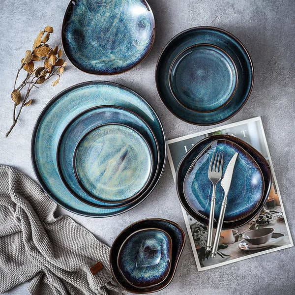 Ocean Breeze 11 Piece Dinnerware Set Coastal Seaside Tableware