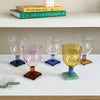Charmed Colorblock Glass Goblet