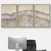 Elegant Tree Rings Abstract Canvas Wall Art For Modern Homes