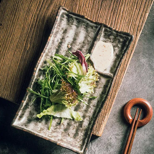 Artisan Ceramic Sushi Plates Elegant Handcrafted Dinnerware Set