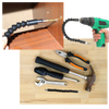 Flexible Drill Bit Holder For Tight Spaces With Extended Reach