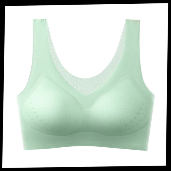 Featherweight Ice Silk Bra For Seamless Breathable Comfort