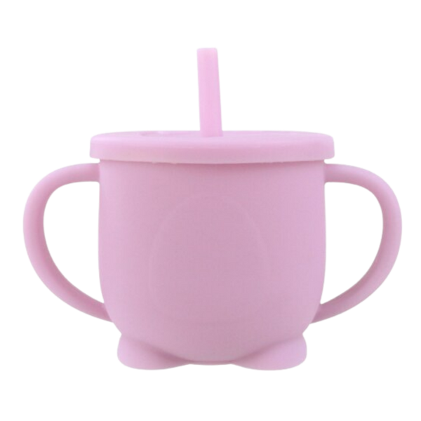 Leakproof Silicone Sippy Cup For Babies With Anti Spill Lid