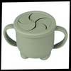 Soft Silicone Snack Cup For Easy Feeding With Safe Non Toxic Design
