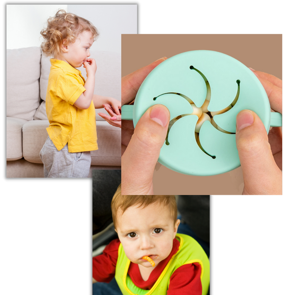 Soft Silicone Snack Cup For Easy Feeding With Safe Non Toxic Design