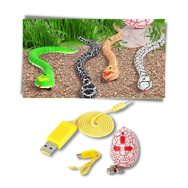 Snake Toy for Cats With Remote Control and Realistic Movement