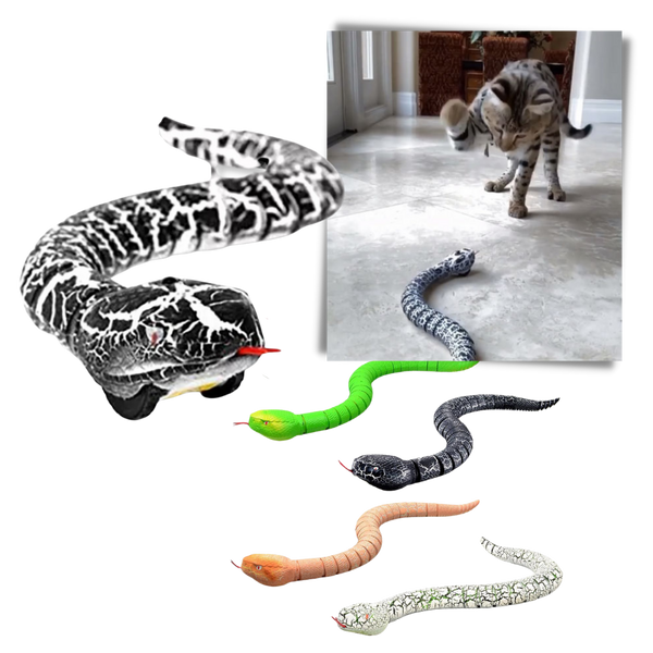 Snake Toy for Cats With Remote Control and Realistic Movement