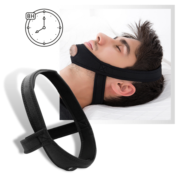 Premium Adjustable Snore Prevention Strap for Peaceful Sleep