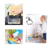 Two In One Detergent Dispenser With Sponge Holder For One Handed Dishwashing