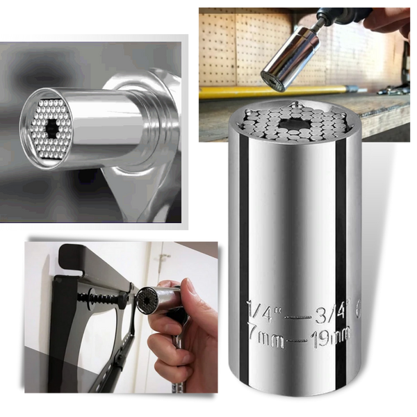 Adjustable Socket Wrench For Quick And Versatile Fastening