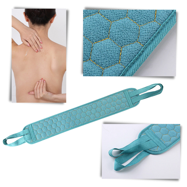 Premium Back Scrubber Bath Kit for Exfoliation and Circulation