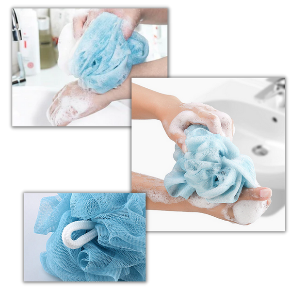 Premium Back Scrubber Bath Kit for Exfoliation and Circulation