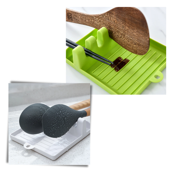 Utensil Rest Pad For Spatulas And Spoons With Heat Resistant Non Slip Design