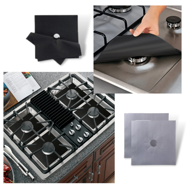 Gas Stove Protector Mats Set Of Two Nonstick Heat Resistant