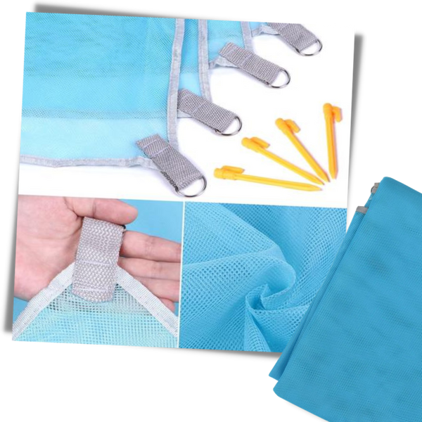 Sand-Free Beach Towel With Dual-Layer Filtration System