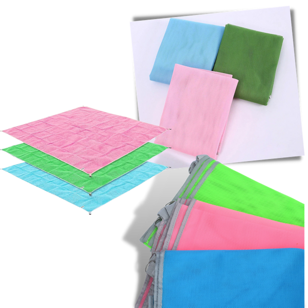 Sand-Free Beach Towel With Dual-Layer Filtration System