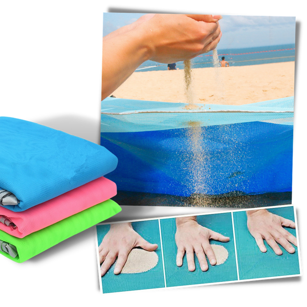 Sand-Free Beach Towel With Dual-Layer Filtration System