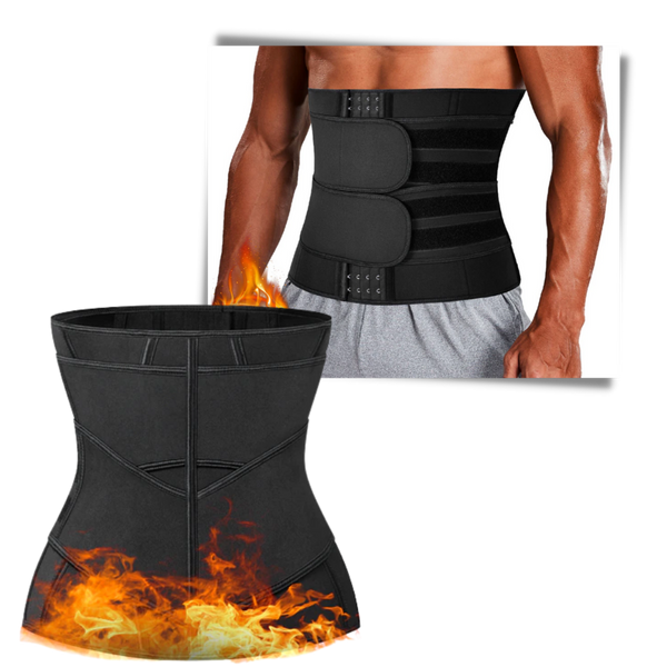 Twin Strap Sauna Waist Trainer For Back Support And Shaping