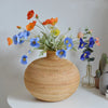 Handcrafted Natural Rattan Vase For Modern Home Flower Display