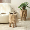 Vintage Solid Wood Plant Stand Rustic Home Decor Display