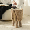 Vintage Solid Wood Plant Stand Rustic Home Decor Display