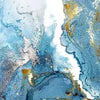 Elegant Blue Marble Canvas Wall Art For Modern Home Decor