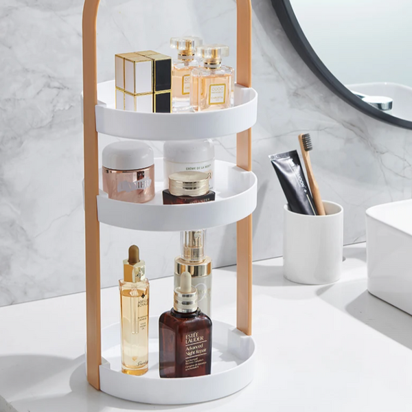 Stacking Cosmetic Organizer For Vanity Beauty Essentials Ample Storage