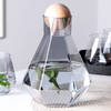 Modern Diamond Inspired Glass Tumbler 5 Piece Drinkware Set