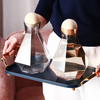 Modern Diamond Inspired Glass Tumbler 5 Piece Drinkware Set