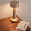 Vintage Metallic Table Lamp Industrial Style Sleek Desk Light For Bedroom Decor