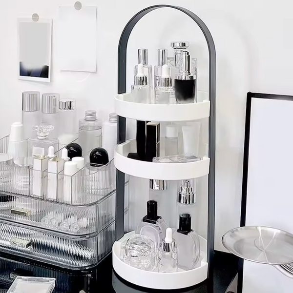 Stacking Cosmetic Organizer For Vanity Beauty Essentials Ample Storage