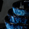 Blue Nebula 10 Piece Celestial Dinner Set Elegant Home Tableware