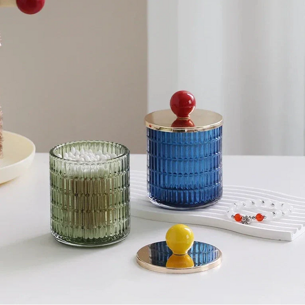 Vista Knob Glass Canisters