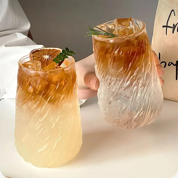 Ripple Swirl Glass Mug