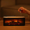 Fireplace Aroma Diffuser Humidifier With Flame Effect And Remote Control