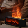 Fireplace Aroma Diffuser Humidifier With Flame Effect And Remote Control