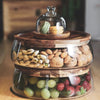 Natural Handcrafted Wooden Food Container For Eco Friendly Kitchen Storage