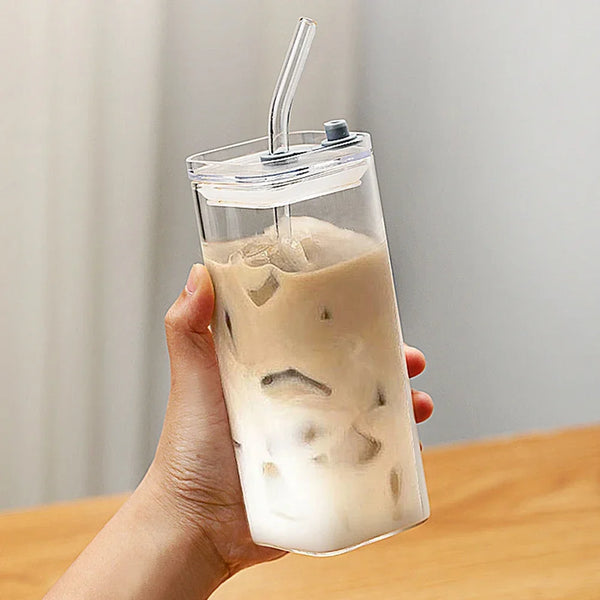 Modern Square Reusable Travel Cup For Coffee Tea And Smoothies