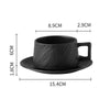 Elegant Ceramic Coffee Mug And Saucer Set For Daily Rituals
