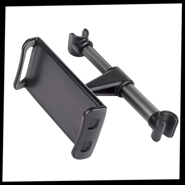 Backseat Tablet And Phone Holder With 360 Degree Rotation And Non-Slip Grip