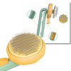 Pumpkin Shaped Self Cleaning Pet Grooming Brush With Pain Free Bristles