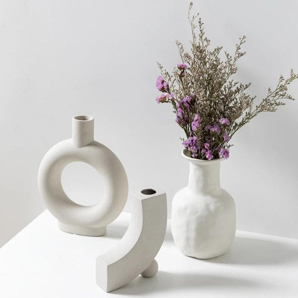 Serenity Ceramic Bud Vases & Accents