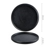 Minimalist 9 Piece Stoneware Dinner Plate Set For Home Dining
