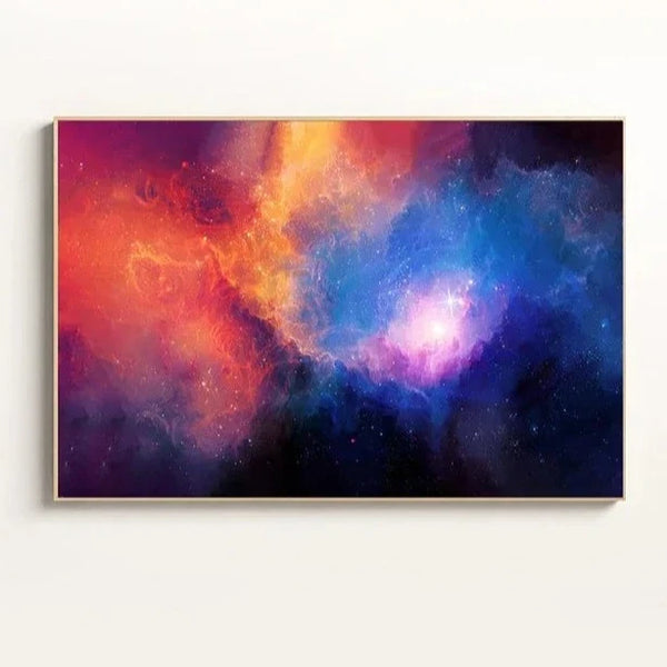 Custom Nebula Canvas Wall Art Cosmic Universe Print Home Decor