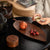 Eco Friendly Walnut Leaf Dinner Plates Natural Tableware
