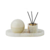3 Piece Natural Marble Aromatherapy Set Calming Home Decor