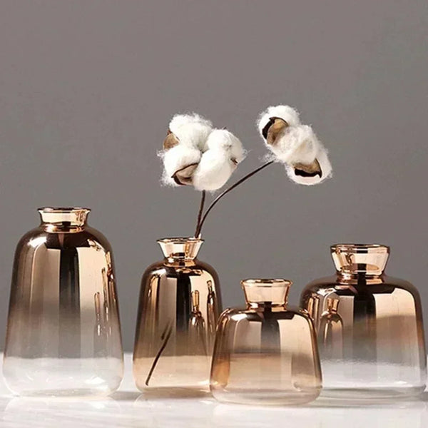 Modern Gradient Decorative Vase for Elegant Home Table Centerpiece