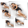 Ergonomic Knee and Leg Memory Foam Pillow for Side Sleepers Posture Support