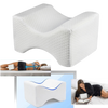 Ergonomic Knee and Leg Memory Foam Pillow for Side Sleepers Posture Support