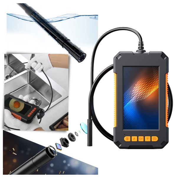 Smart Endoscopic Camera With HD IPS Display And Adjustable Brightness